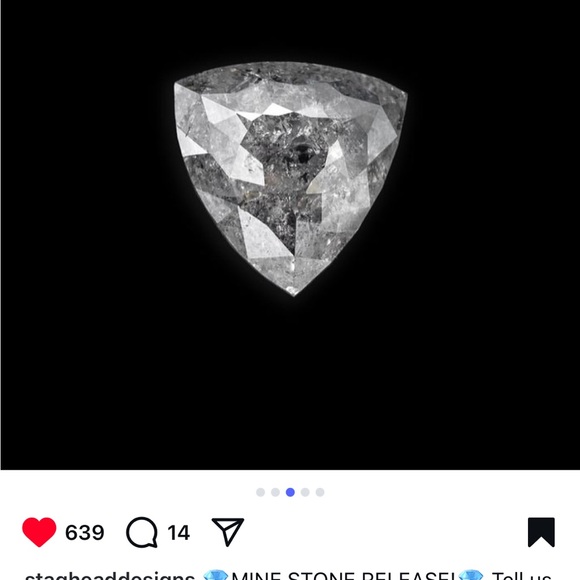 Salt and paper diamond ring. - Picture 9 of 9